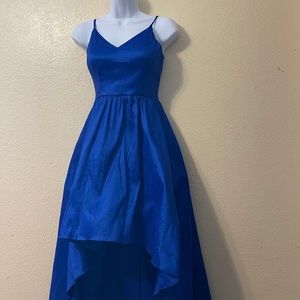 royal blue high low